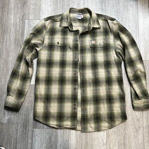 Carhartt flannel long sleeve 100% cotton